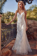 Vestido ajustado de malla con purpurina y cuello en V de Juliet 271