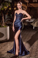 Vestido Prom Strapless con Escote Corazón - Ladivine KV1127