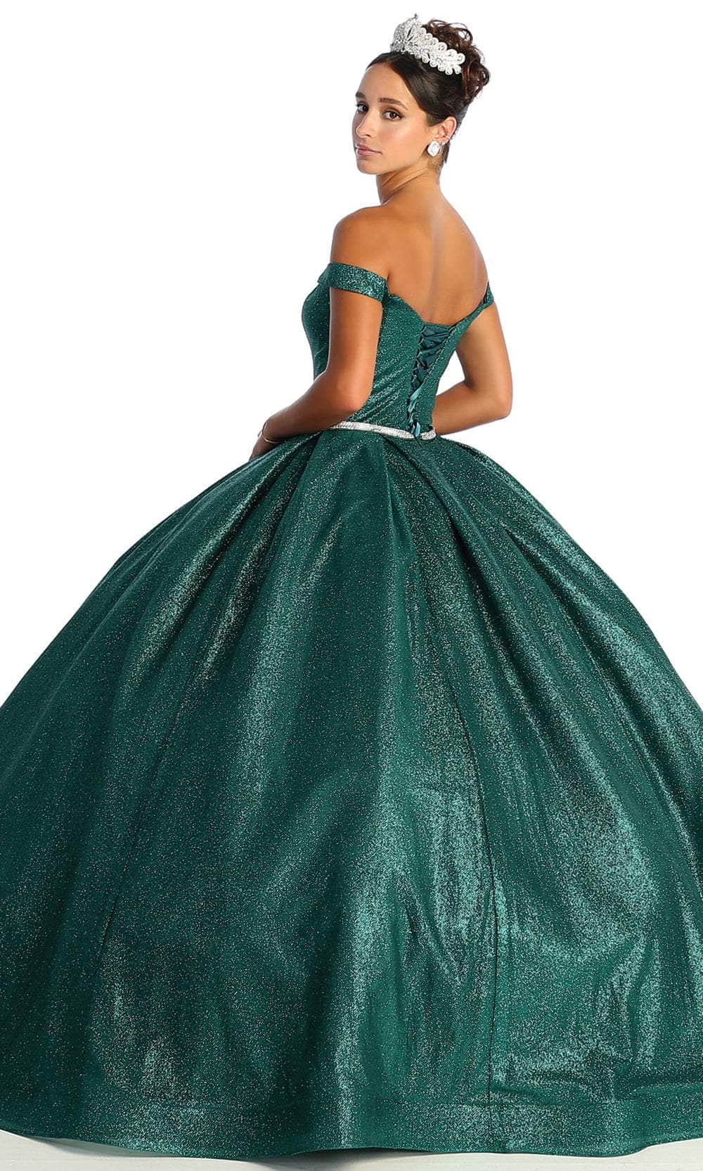 Vestido de quinceañera con hombros descubiertos LK176