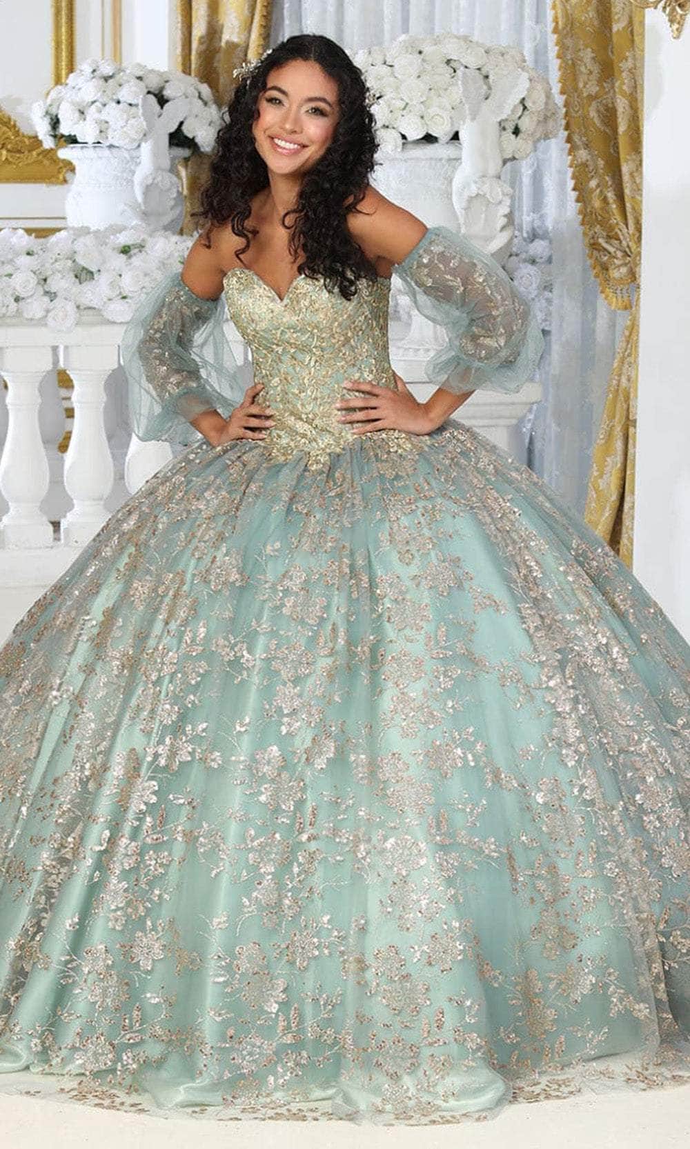 Vestido de quinceañera bordado LK200