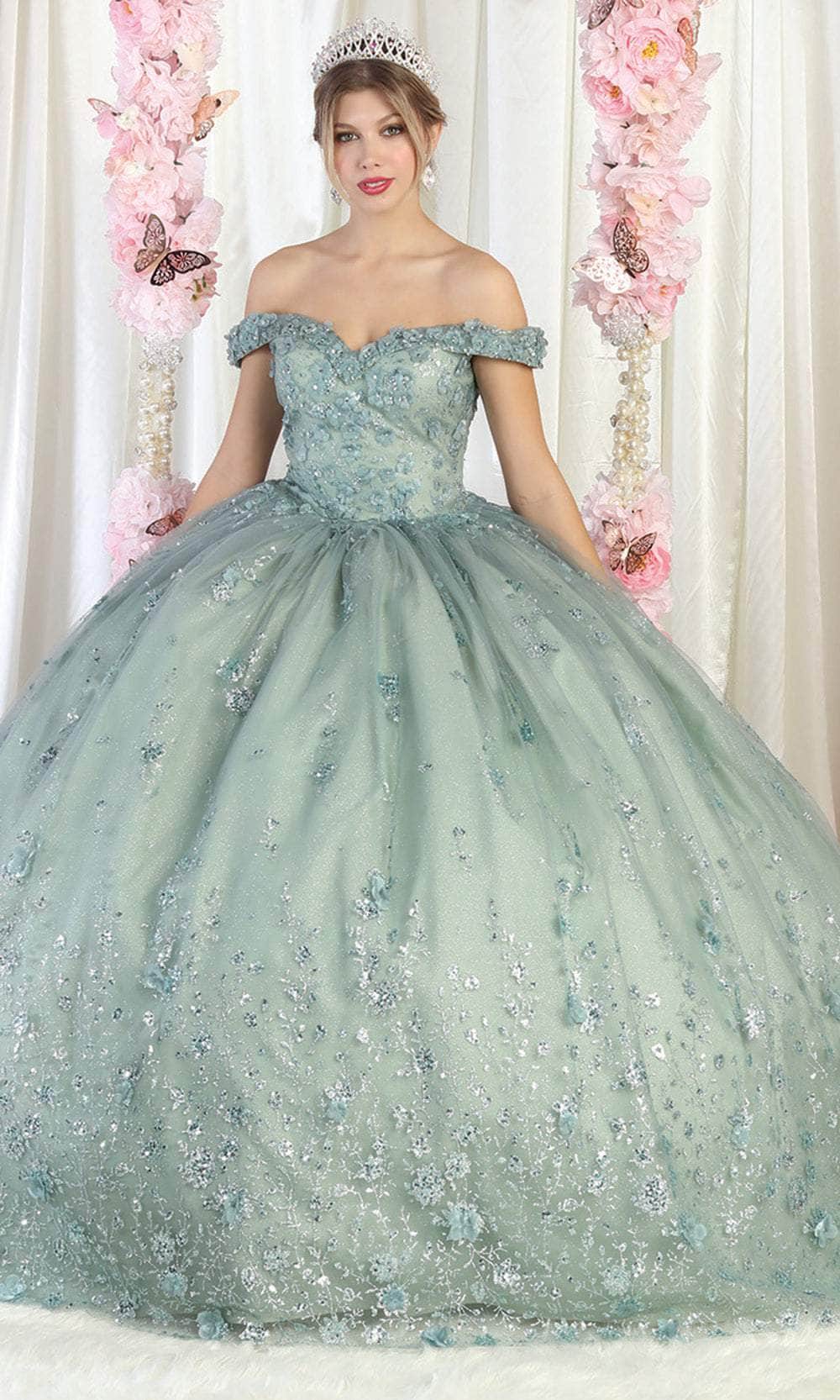 Vestido de Quinceañera con Collar Gargantilla LK202