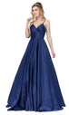 Vestido de fiesta con pliegues y escote corazón Dancing Queen 2339