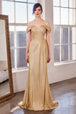 Vestido Prom Largo con Brillos y Escote Off-Shoulder - Ladivine T605