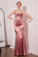 Vestido Prom Largo con Corset Transparente - Ladivine T812