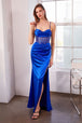 Vestido Prom Largo con Corset Transparente - Ladivine T812