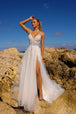 Vestido BLANCO largo de Amelia Couture TM1006