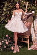 Andrea & Leo WL020 - Vestido de novia corto de encaje