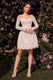 Andrea & Leo WL021 - Vestido de novia de manga larga de encaje