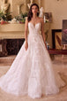 Andrea & Leo WL043 - Vestido de novia bordado con tulipanes