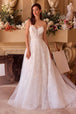Andrea and Leo WL052 - Vestido de novia con detalles florales