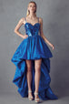 Vestido corsé alto y bajo con cuentas de Juliet 252