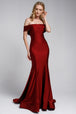 Amelia Couture 373 Lycra Vestido Largo Sin Mangas y Sin Hombros
