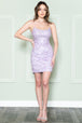 Vestido Corto de Amelia Couture 7010S