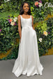 Vestido blanco largo de Amelia Couture 7009