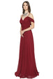 Vestido largo con hombros descubiertos de Juliet 676