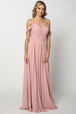 Vestido largo con hombros descubiertos de Juliet 676