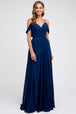 Vestido largo con hombros descubiertos de Juliet 676