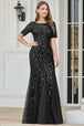 Amelia Couture 7707 Vestido Largo Sin Mangas Bordado Malla