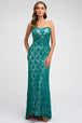 Vestido de sirena de encaje sin tirantes de Juliet 561