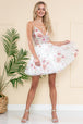 Vestido Blanco Corto de Amelia Couture 5038S