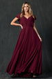 Vestido de gasa de manga larga de Juliet 261