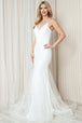 Vestido blanco largo de Amelia Couture BZ015
