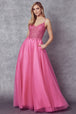 Vestido de tul bordado con destellos de Juliet 268