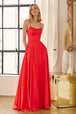 Vestido largo con espalda de tirantes y cuello cuadrado de Juliet 278