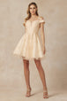 Vestido corto bordado de Juliet 866
