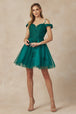 Vestido corto bordado de Juliet 866