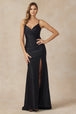 Vestido ajustado con espalda de encaje y fruncido de Juliet 284
