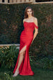 Vestido ajustado con corsé bordado sin hombros de Juliet 2407