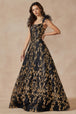 Vestido de plumas sin mangas con estampado de lentejuelas de Juliet 297