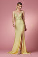 Vestido de sirena con abalorios de Nox Anabel E1003