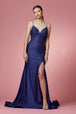 Vestido sirena con encaje en la espalda de Nox Anabel E1038