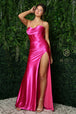 Vestido de satén ajustado de Nox Anabel E1042