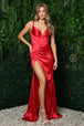 Vestido Largo de Satén por Nox Anabel E1047
