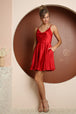 Vestido corto de satén de Nox Anabel R759
