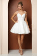 Vestido corto de pedrería de Nox Anabel F732