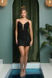 Vestido Corto de Encaje con Corsé de Nox Anabel R700