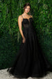 Vestido de Tul con Apliques Florales de Nox Anabel T449