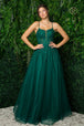 Vestido de Tul con Apliques Florales de Nox Anabel T449