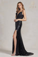 3D Floral Vestido de lentejuelas por Nox Anabel R1207