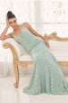 Vestido de Lentejuelas con Cuello de Sirena de Nox Anabel R1071