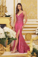Vestido entallado con corsé y estampado de purpurina de Nox Anabel C1197