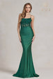 Vestido de sirena con corsé bordado de Nox Anabel E1186