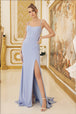 Vestido ajustado sin mangas con abertura corsé de Nox Anabel P1168