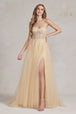 Vestido de tul con corsé y apliques de Nox Anabel J1089