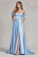 Vestido largo sin tirantes de Nox Anabel K1122