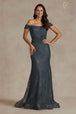 Vestido ajustado de encaje con hombros descubiertos de Nox Anabel JQ501